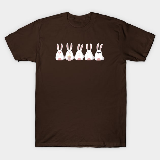 Rabbit family T-Shirt by Gtrx20